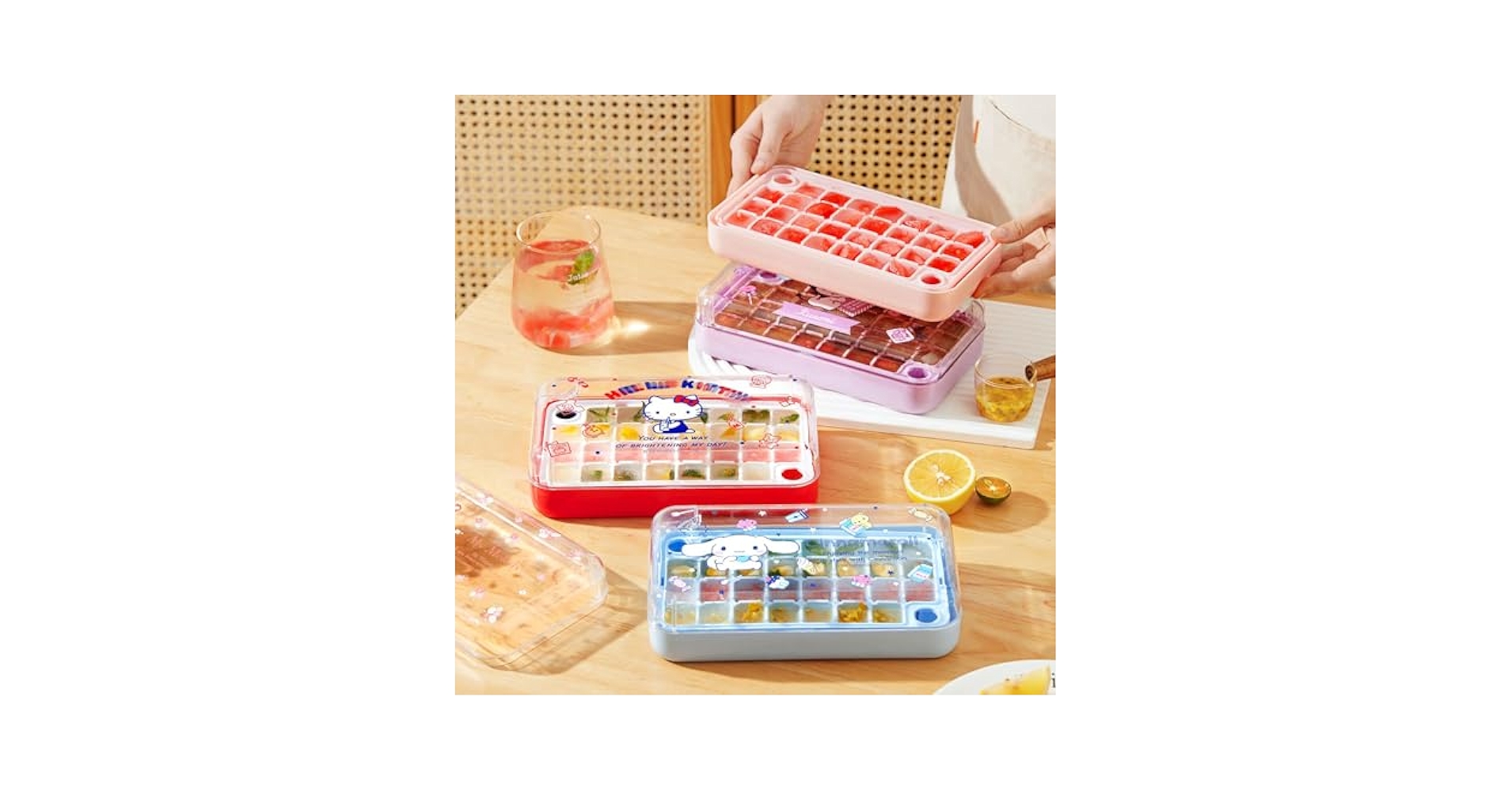 サンリオ♡シナモロール かき氷&ヨーヨー メモ 2005年 2点セット シナモロール サンリオ SANRIO チェキ用ホルダー エンジョイ